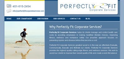 perfectly fit corporate training website